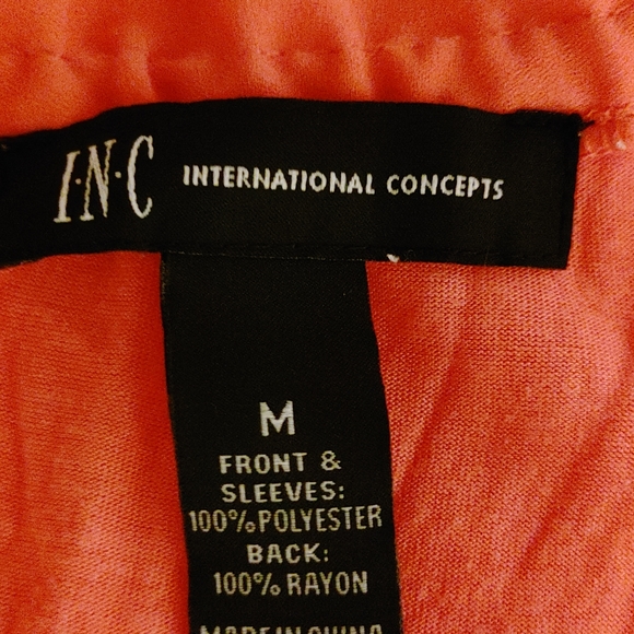 INC International Concepts Cold Shoulder Top - Picture 6 of 6